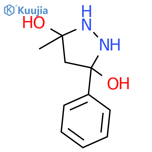 3,5-Pyrazolidinediol, 3-methyl-5-phenyl- structure