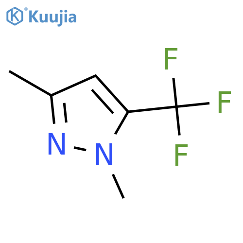1,3-dimethyl-5-(trifluoromethyl)-1H-pyrazole structure