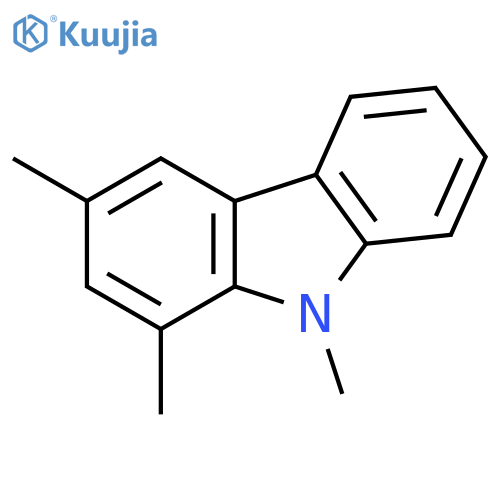 9H-Carbazole, 1,3,9-trimethyl- structure