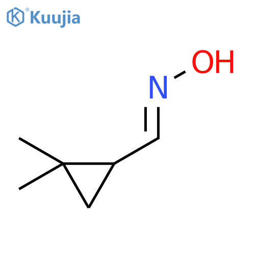 Cyclopropanecarboxaldehyde, 2,2-dimethyl-, oxime structure