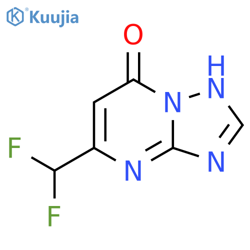 5-(Difluoromethyl)1,2,4triazolo1,5-apyrimidin-7-ol structure