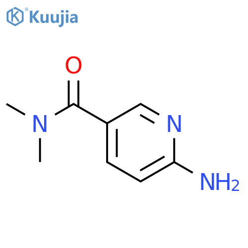 6-amino-N,N-dimethylpyridine-3-carboxamide structure