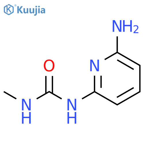 Urea, N-(6-amino-2-pyridinyl)-N'-methyl- structure