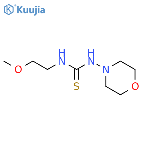 1-(2-Methoxy-ethyl)-3-morpholin-4-yl-thiourea structure