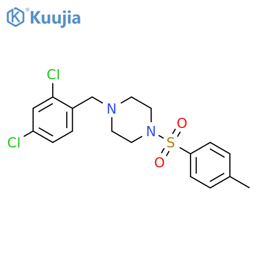 1-(2,4-Dichloro-benzyl)-4-(toluene-4-sulfonyl)-piperazine structure