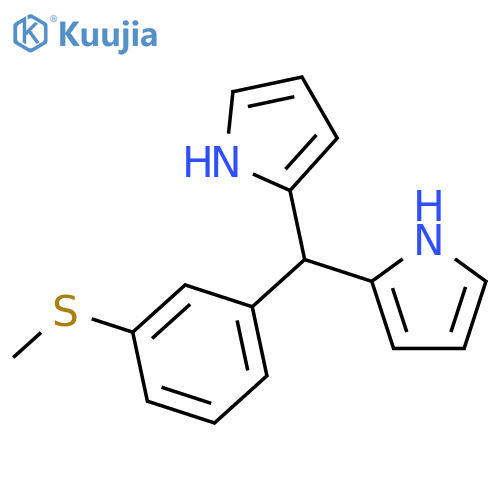 1H-Pyrrole, 2,2'-[[3-(methylthio)phenyl]methylene]bis- structure