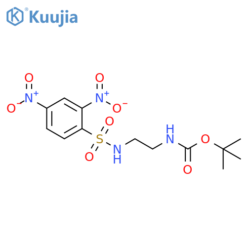 Carbamic acid, [2-[[(2,4-dinitrophenyl)sulfonyl]amino]ethyl]-, 1,1-dimethylethyl ester (9CI) structure