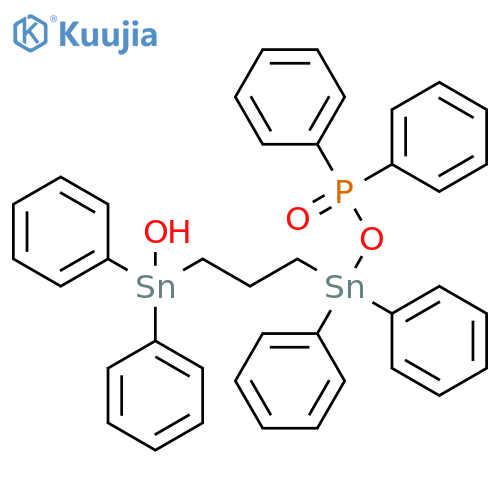 2-Oxa-1-phospha-3,7-distannaheptane,7-hydroxy-1,1,3,3,7,7-hexaphenyl-, 1-oxide structure