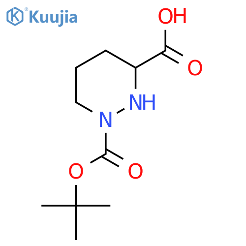 (R)-1-(Tert-Butoxycarbonyl)piperazine-3-carboxylic acid structure