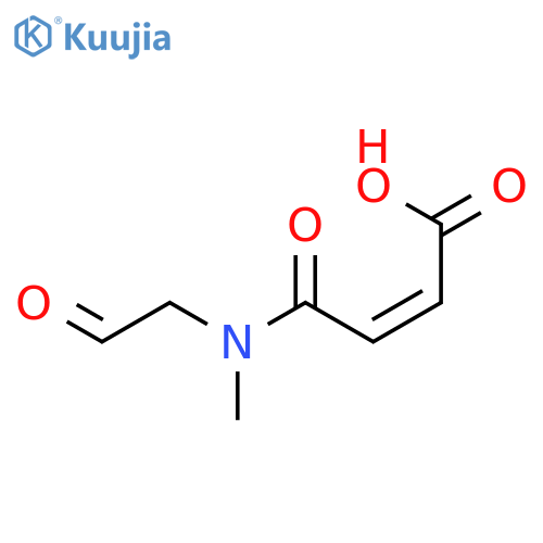 2-Butenoic acid, 4-[methyl(2-oxoethyl)amino]-4-oxo-, (2Z)- structure