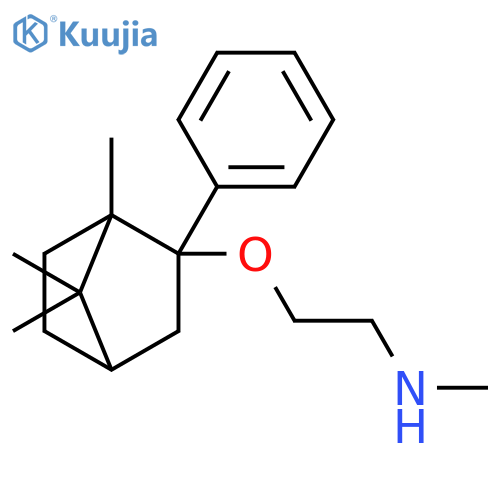 Ethanamine,N-methyl-2-[(1,7,7-trimethyl-2-phenylbicyclo[2.2.1]hept-2-yl)oxy]- structure