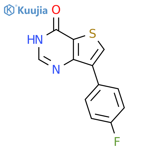 7-(4-Fluorophenyl)-3H,4H-thieno-3,2-dpyrimidin-4-one structure