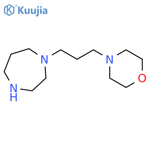 1H-1,4-Diazepine,hexahydro-1-[3-(4-morpholinyl)propyl]- structure