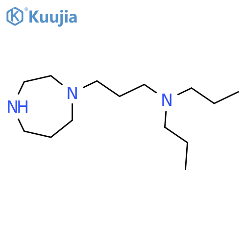 1H-1,4-Diazepine-1-propanamine,hexahydro-N,N-dipropyl- structure