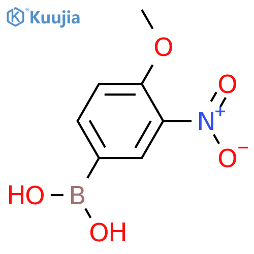4-Methoxy-3-nitrophenylboronic acid structure