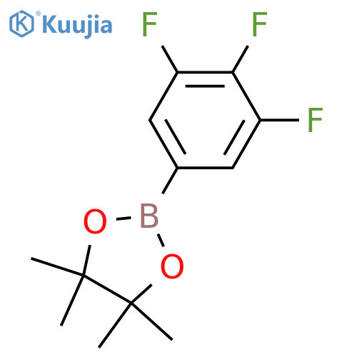 4,4,5,5-Tetramethyl-2-(3,4,5-trifluorophenyl)-1,3,2-dioxaborolane structure