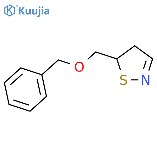Isothiazole, 4,5-dihydro-5-[(phenylmethoxy)methyl]- structure