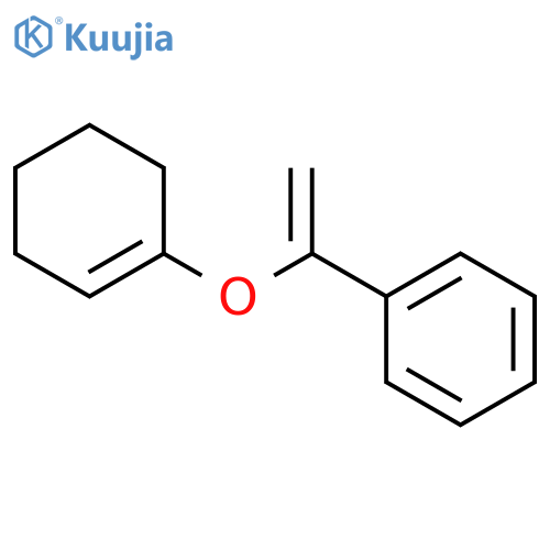 Benzene, [1-(1-cyclohexen-1-yloxy)ethenyl]- structure