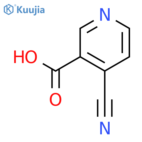 4-cyanopyridine-3-carboxylic acid structure