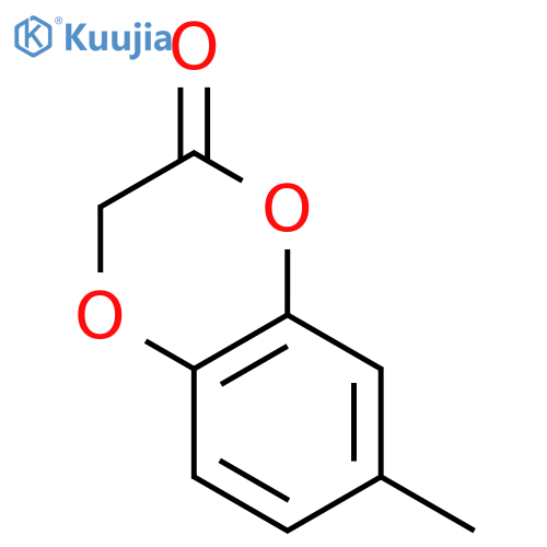 1,4-Benzodioxin-2(3H)-one, 7-methyl- structure