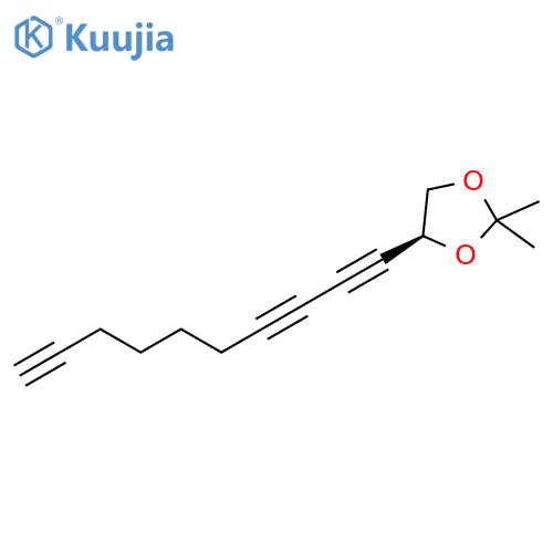 1,3-Dioxolane, 4-(1,3,9-decatriynyl)-2,2-dimethyl-, (4S)- structure