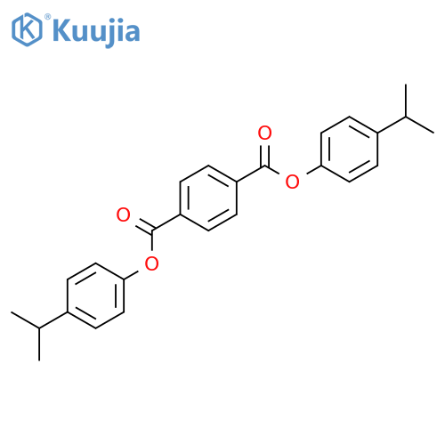 1,4-Benzenedicarboxylic acid, bis[4-(1-methylethyl)phenyl] ester structure