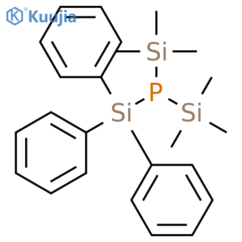 Phosphine, bis(trimethylsilyl)(triphenylsilyl)- structure