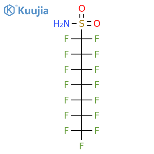 1-Heptanesulfonamide, 1,1,2,2,3,3,4,4,5,5,6,6,7,7,7-pentadecafluoro- structure
