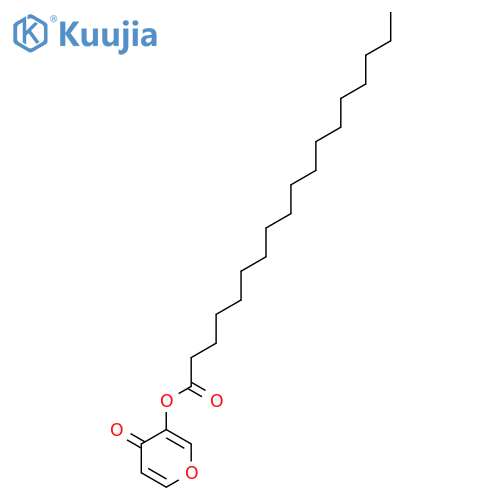 4-Oxo-4H-pyran-3-yl octadecanoate structure