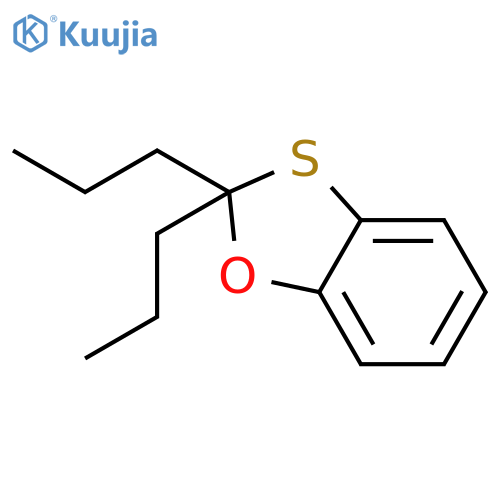 1,3-BENZOXATHIOLE, 2,2-DIPROPYL- structure