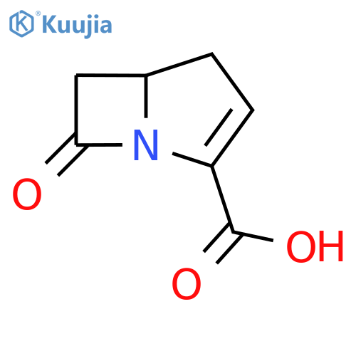 7-Oxo-1-azabicyclo[3.2.0]hept-2-ene-2-carboxylic acid structure