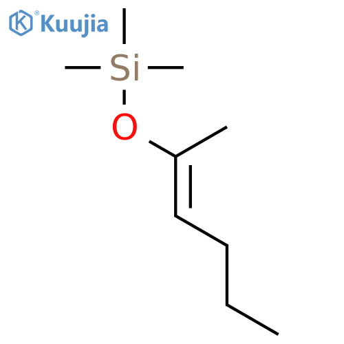 SILANE, TRIMETHYL[(1-METHYL-1-PENTENYL)OXY]- structure