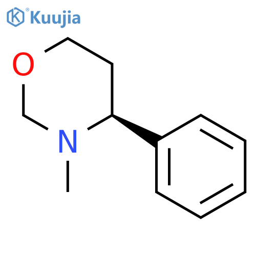 (S)-(-)-3-methyl-4-phenyltetrahydro-1,3-oxazine structure