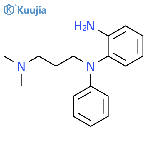 1,2-BENZENEDIAMINE, N-[3-(DIMETHYLAMINO)PROPYL]-N-PHENYL- structure