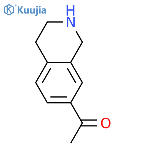 1-(1,2,3,4-Tetrahydroisoquinolin-7-yl)ethanone structure
