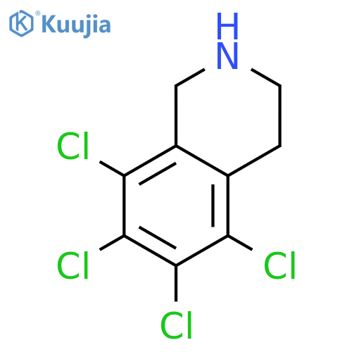Isoquinoline, 5,6,7,8-tetrachloro-1,2,3,4-tetrahydro- structure