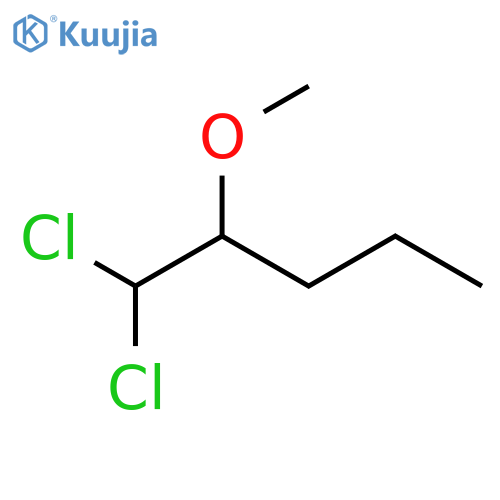 Pentane, 1,1-dichloro-2-methoxy- structure
