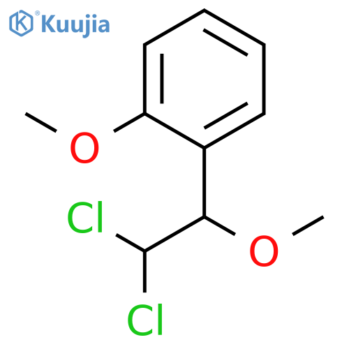 Benzene, 1-(2,2-dichloro-1-methoxyethyl)-2-methoxy- structure