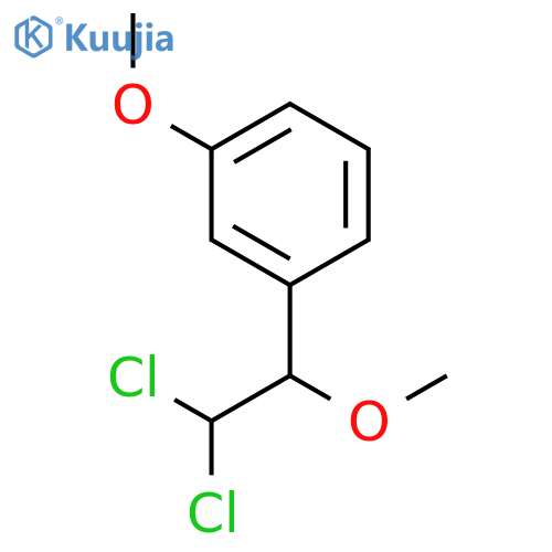 Benzene, 1-(2,2-dichloro-1-methoxyethyl)-3-methoxy- structure
