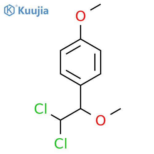 Benzene, 1-(2,2-dichloro-1-methoxyethyl)-4-methoxy- structure
