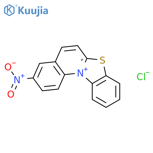 3-Nitrobenzothiazolo(3,2-a)quinolinium chloride structure