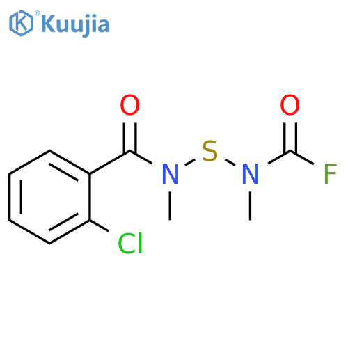 Carbamic fluoride, [[(2-chlorobenzoyl)methylamino]thio]methyl- structure