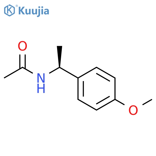 Acetamide, N-[1-(4-methoxyphenyl)ethyl]-, (S)- structure