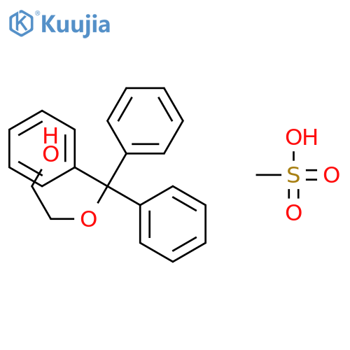 Ethanol, 2-(triphenylmethoxy)-, methanesulfonate structure