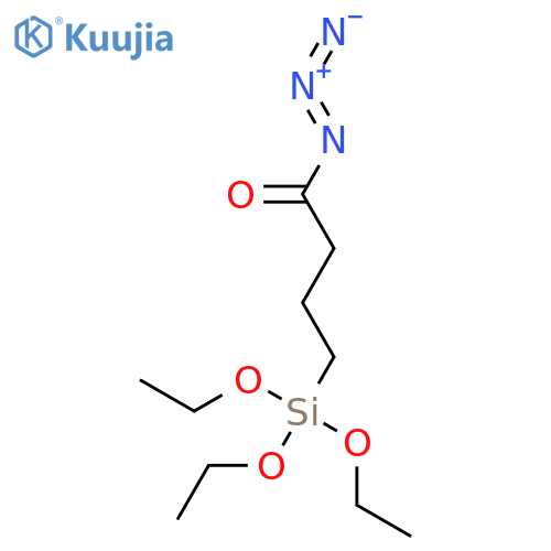 Butanoyl azide, 4-(triethoxysilyl)- structure