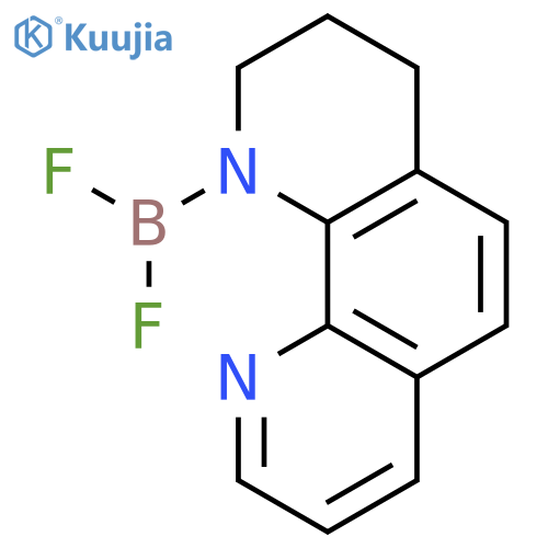 1,10-Phenanthroline, 1-(difluoroboryl)-1,2,3,4-tetrahydro- structure