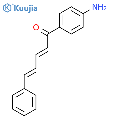 2,4-Pentadien-1-one, 1-(4-aminophenyl)-5-phenyl- structure