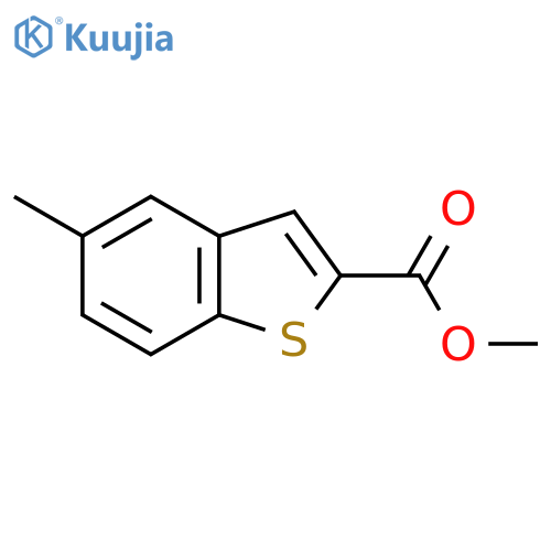 5-METHYL-BENZO[B]THIOPHENE-2-CARBOXYLIC ACID METHYL ESTER structure