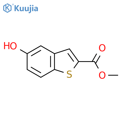 6-HYDROXY-BENZO[B]THIOPHENE-2-CARBOXYLIC ACID METHYL ESTER structure
