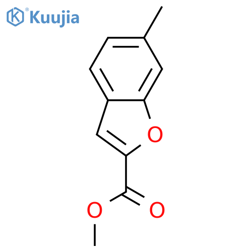 Methyl 6-methylbenzofuran-2-carboxylate structure